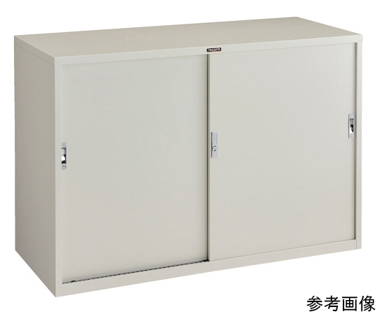 64-8493-79 DX型保管庫 引違い 1300X551XH880 ホワイト色 DX-1358D-W 