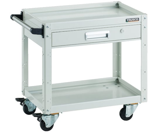 イーグルワゴン 600X400 引出付 4輪自在 ホワイト