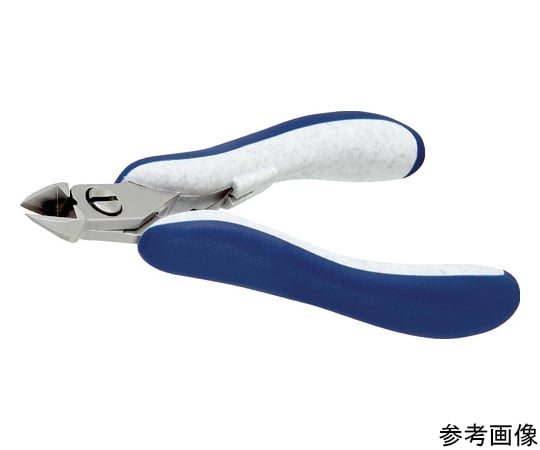 ESD精密ニッパ　タングステン長円形　フラッシュ刃　125mm