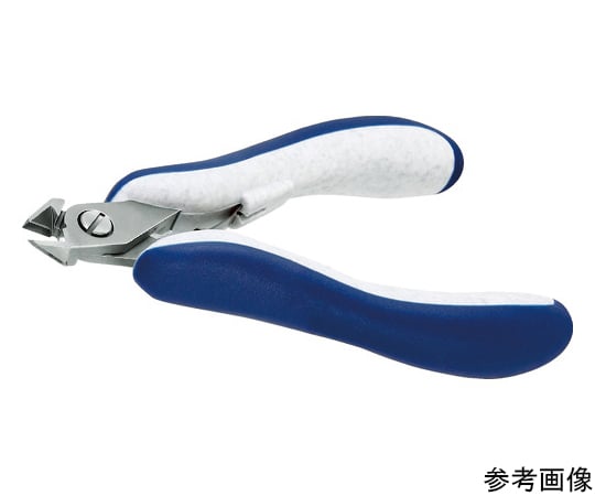 ESD精密ニッパ　タングステン先細形　大　フラッシュ刃　118mm