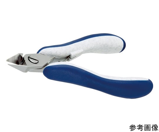 ESD精密ニッパ　先細形　大　セミフラッシュ刃　120mm
