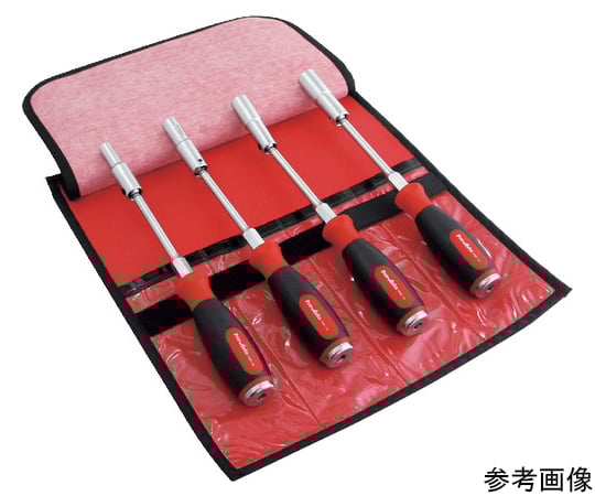 4本組フレックスナットドライバーセット