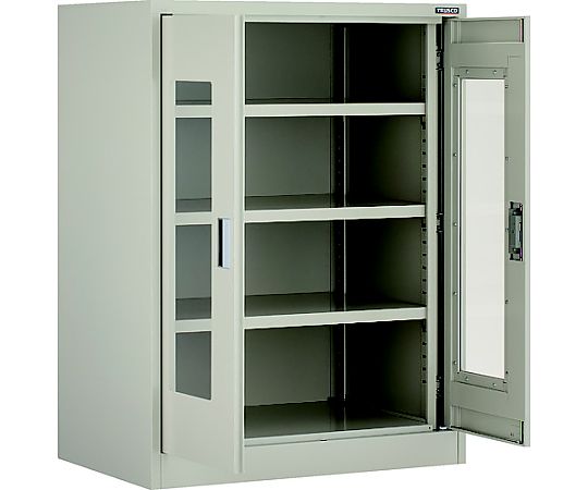 フリッパードアーキャビネット 1010X650XH1335 アクリル窓付
