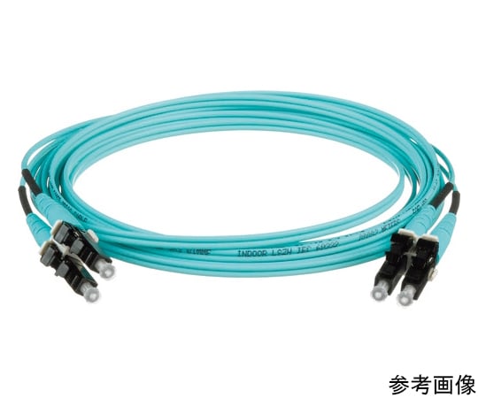 光ファイバーパッチコード　OM4　両端LCデュプレックス　5M