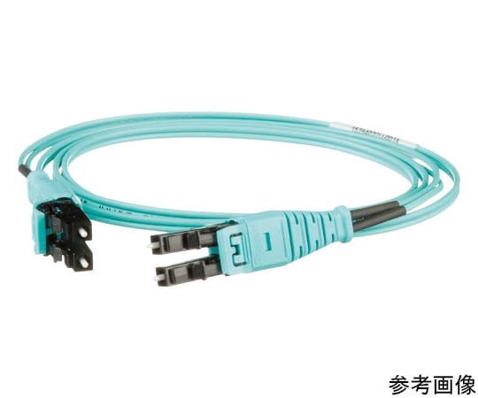 プッシュブル式LCデュプレックス光ファイバーパッチコード ライザー OM4 1m 1本入