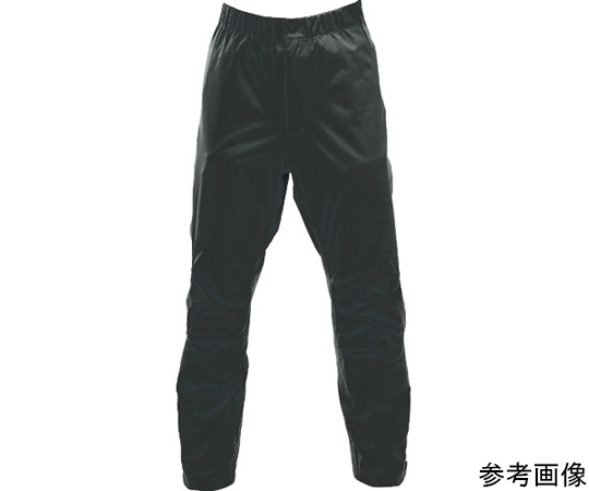 ゴアテックスフルジップレインパンツ　ブラック　3L
