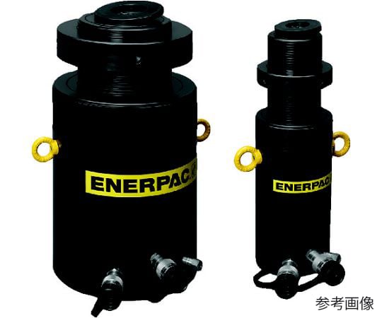 安全ロックナット付油圧シリンダ（複動式） 揚力2463kN 最低高491mm