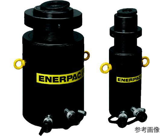 安全ロックナット付油圧シリンダ（複動式） 揚力2969kN 最低高496mm