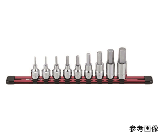 3/8　ヘックスソケット　ホルダーセット　9コマ10点