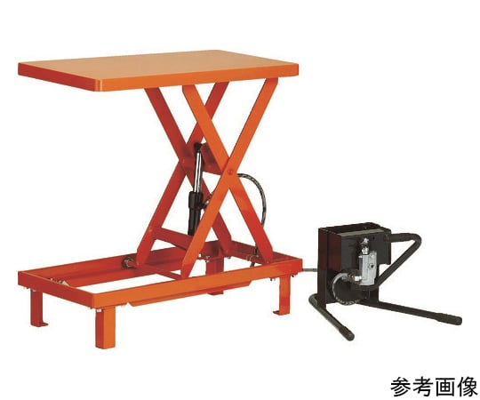 ワークテーブルリフト500kg　足踏式　600X900