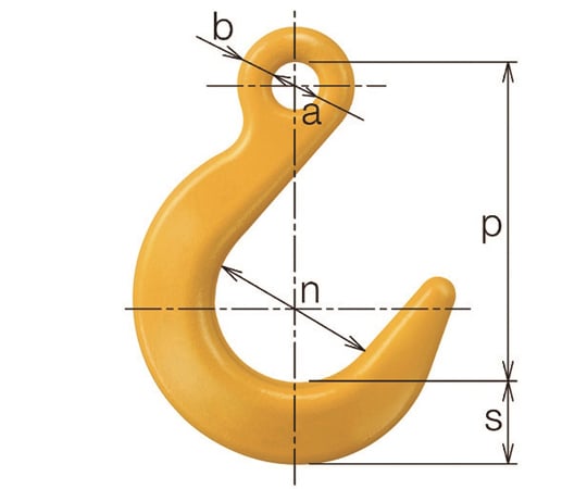 チェンスリング カナグ部材（アイタイプ） ファンドリフックHSF 基本使用荷重1.5t/2.0t