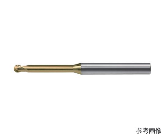 HMコート2枚刃高硬度用ロングネックボール　R3×有効長18×刃長4.8×シャンク径6