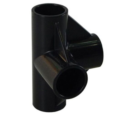 プラスチックジョイント J-12B AAS S ブラック 中間コーナー用 イレクター Φ28用