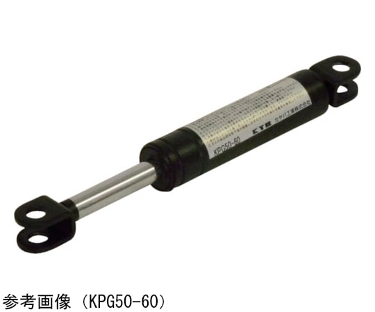 ガススプリング 全長909mm 長さ509mm 最伸長時反発力588N 最縮長時反発力781N