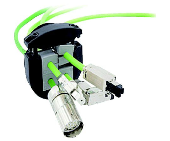 丸形分割式ケーブルグランド4個用