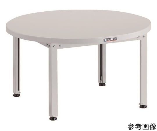 LC型大型回転台　Φ860XH76　スチ-ル天板　脚付