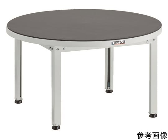 LC型大型回転台　Φ860XH81　ゴムマット張り　脚付