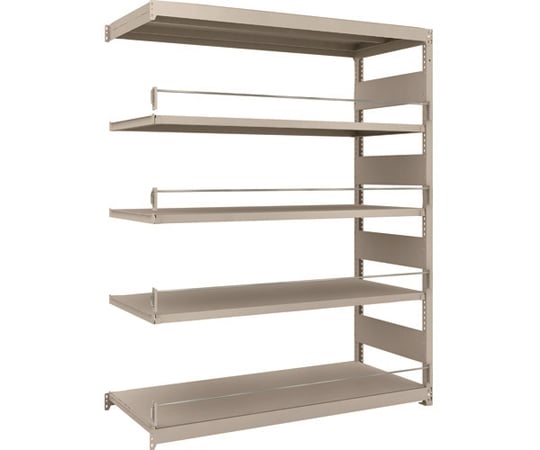 M1.5型軽中量棚　災害備蓄用　1460X595X1800　5段連結