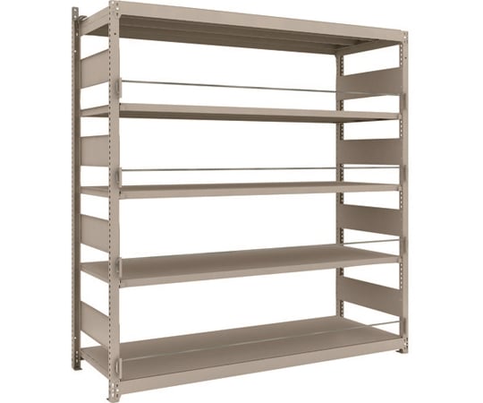 M1.5型軽中量棚　災害備蓄用　1760X595X1800　5段単体