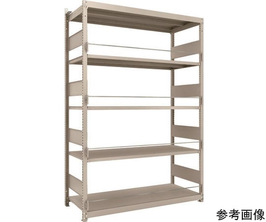 災害備蓄ラック スチールラック M1.5型 W1460×D595×H2100 5段 単体