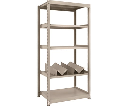 M2型軽中量棚　860X600XH1800　缶受X2付