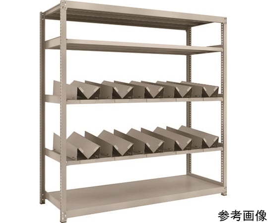 M2型軽中量棚　1760X600XH1800　缶受X10付