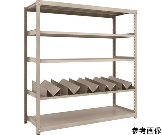 M2型軽中量棚　1760X600XH1800　缶受X5付