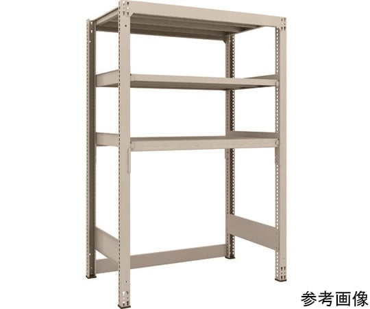 M3型中量棚　下部開放型　H1800XW1200XD721　3段　単体