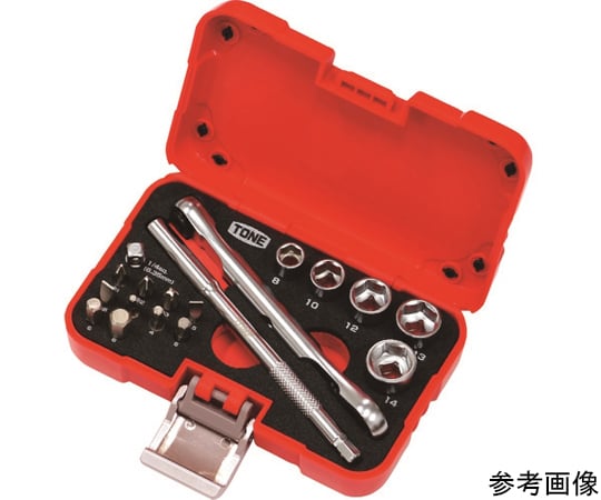 ソケットレンチセット 差込角6.35mm 18点セット 6角