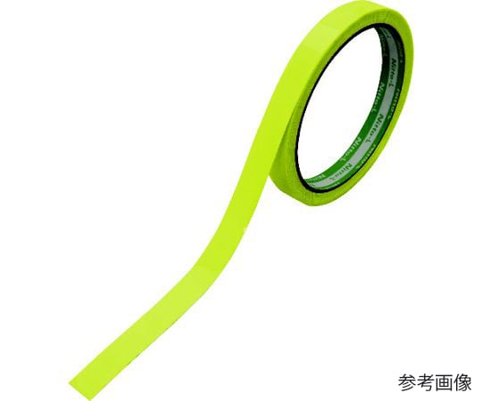 高輝度蓄光蛍光テープ　12mm×5M　レモンイエロー（グリーン）
