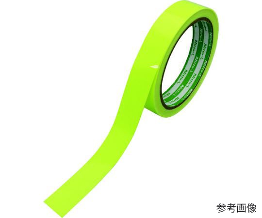 高輝度蓄光蛍光テープ　19mm×5M　レモンイエロー（グリーン）