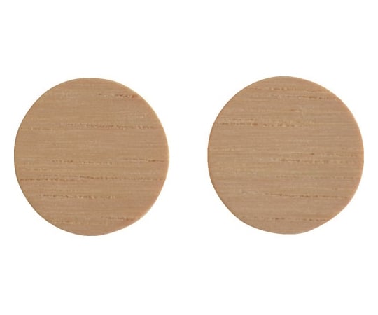 ねじ穴用シ-ル　14MM　木目ヒッコリ-　12個入