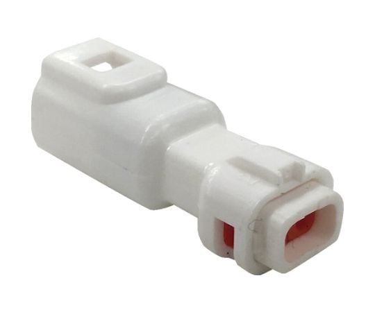 防水コネクタ　プラグハウジング　（10個入）芯数2　被覆外径φ1.3～1.7　白