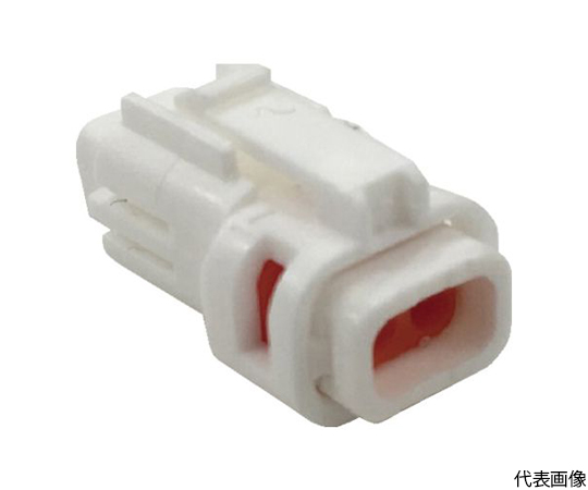 防水コネクタ　ソケットハウジング　（10個入）芯数5　被覆外径φ1.0～1.3　白
