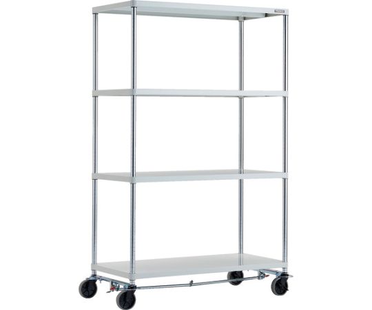 フェニックスラック　1200X600　4段　U車輪4輪S付　W色　抗菌粉体塗装