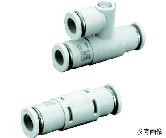 ワンタッチ継手付急速排気弁QELシリーズΦ4　排気ポート継手付タイプ