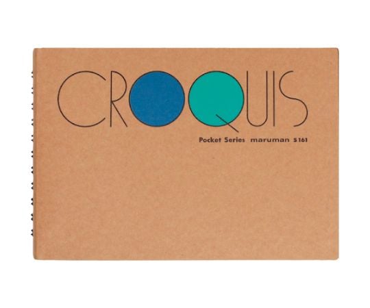 ノート ポケット判 クロッキー 白クロッキー紙 ポケットサイズ