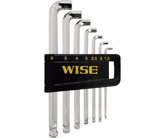 ボールポイント剛短レンチ 7本セット（ショートタイプ）