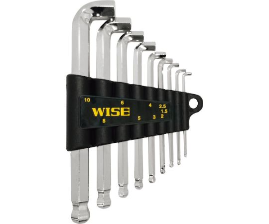 ボールポイント剛短レンチ 9本セット（ショートタイプ）