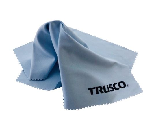 メガネふきクロス　ブルー　1枚入　サイズ305x305