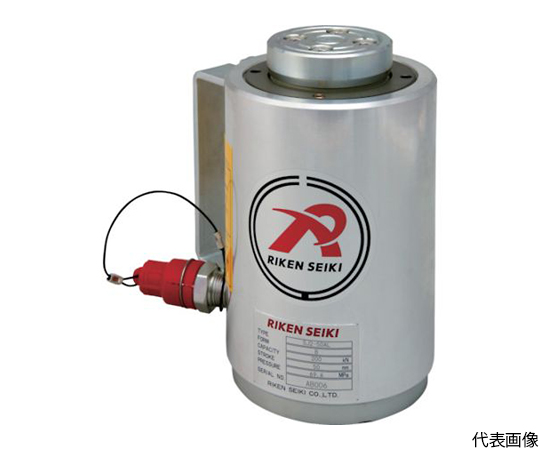 ポンプ式油圧ジャッキ アルミ軽量油圧シリンダ（単動式） 揚力500kN ストローク150mm