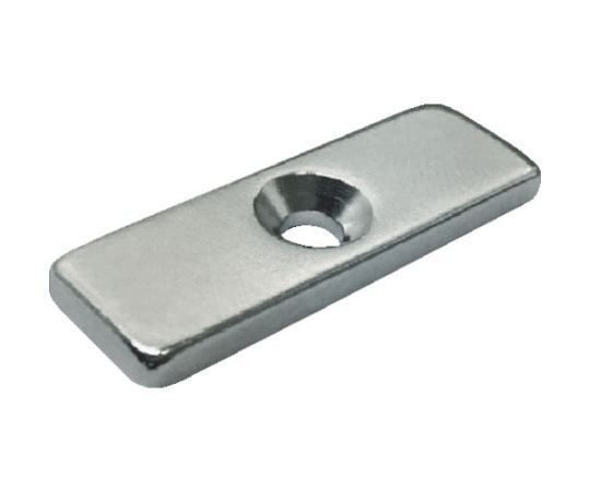 ネオジム角形 皿ねじ穴付 6MM×6MM×5MM M1.6 1個入