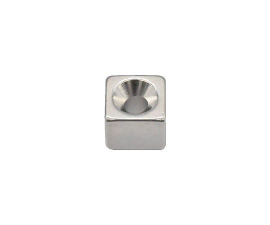 ネオジム角形 皿ねじ穴付 5MM×5MM×4MM M1.6 1個入