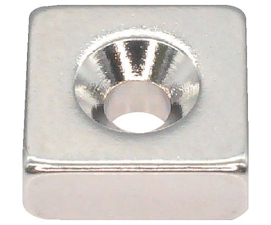 ネオジム角形 皿ねじ穴付 8MM×8MM×3MM M2 1個入