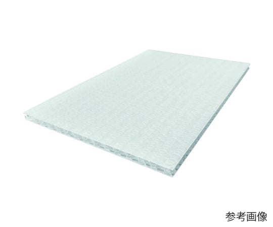 テクセル10mm樹脂板 633756 樹脂製中空ボードナチュラル450X600
