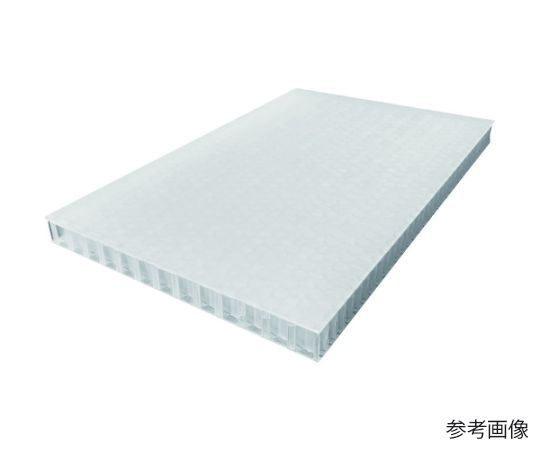 テクセル20mm樹脂板 633787 TECCELL樹脂製中空ボードナチュラル450X600