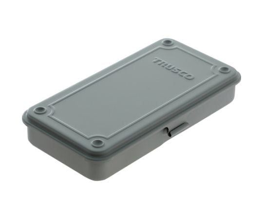 トランク型工具箱　203X109X35　ライトグレイ