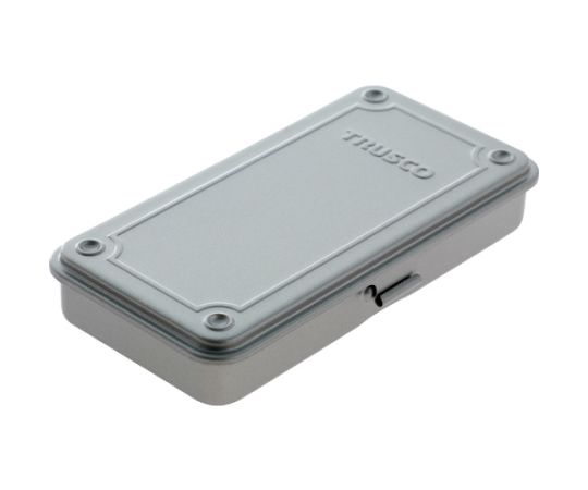 トランク型工具箱　203X109X35　シルバー