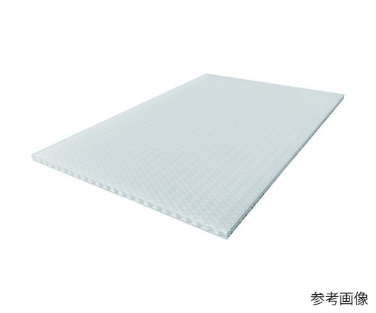 テクセル5mm樹脂板 633725 TECCELL樹脂製中空ナチュラル450X600