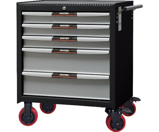 重量キャビネットカート　TC-M23　ブラック